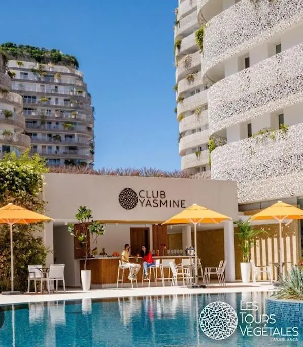 Appartement Luxueux 2Ch Aux Tours Vegetales- Cfc Casablanca 0*,